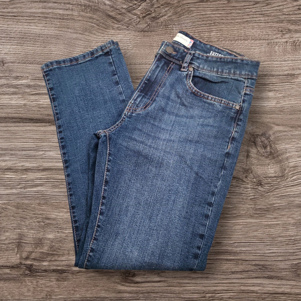 English Laundry Deep Indigo Straight Jeans